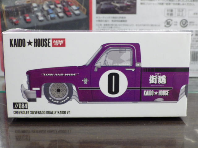 1/64 MINI GT KHMG084 シボレー シルバラード デューリー KAIDO V1 【左ハンドル】 1/64 MINI GT KHMG084 シボレー シルバラード デューリー KAIDO V1 【左ハンドル】