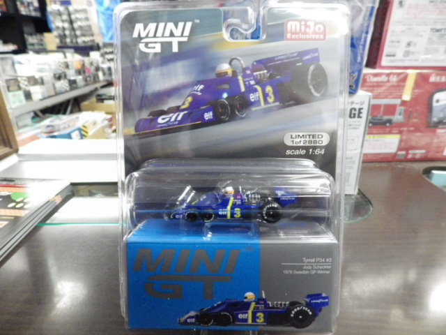 1/64 MINI GT 583 ֥ꥹMijo ƥ P34 ǥGP 1976 ͥ  J.Scheckter #3