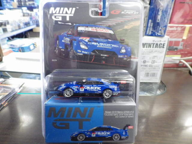1/64 MINI GT 636 日本限定 日産 GT-R ニスモ チームインパル GT500 SUPER GTシリーズ 2021 #12 左ハンドル