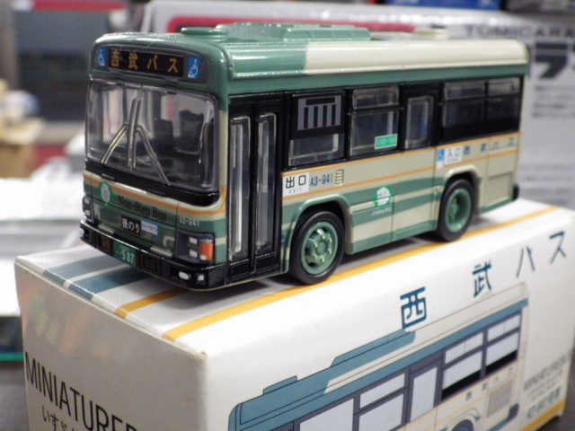サンアンドケイ いすゞ エルガ 線路バスシリーズ No.1 西武バス A3-941号車