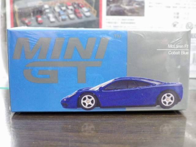 1/64 MINI GT 629 マクラーレン F1 左ハンドル仕様 【コバルトブルー】