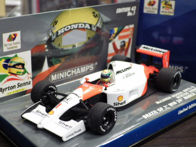 1/43 ߥ˥ץ Ÿ ޥ顼 ۥ MP4/6 A.1991 ֥饸GPͥ #1