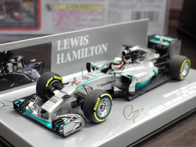 1/43 ߥ˥ץ 륻ǥ AMG ڥȥʥ F1 W05 HYBRID L.ϥߥȥ ֥GPͥ ɥԥ 2014 #44