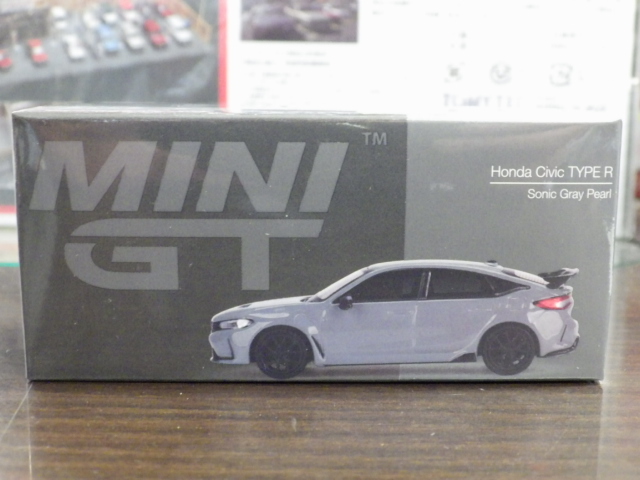1/64 MINI GT 659 ホンダ シビック Type R 2023 ソニックグレーパール【 右ハンドル仕様】 1/64 MINI GT 659 ホンダ シビック Type R 2023 ソニックグレーパール【 右ハンドル仕様】