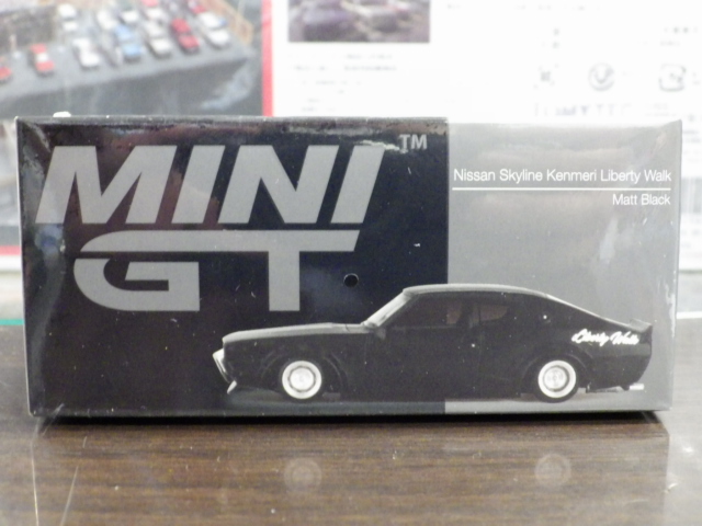 1/64 MINI GT 655 ニッサン スカイライン ケンメリ リバティーウォーク マットブラック【右ハンドル仕様】 1/64 MINI GT 655 ニッサン スカイライン ケンメリ リバティーウォーク マットブラック【右ハンドル仕様】