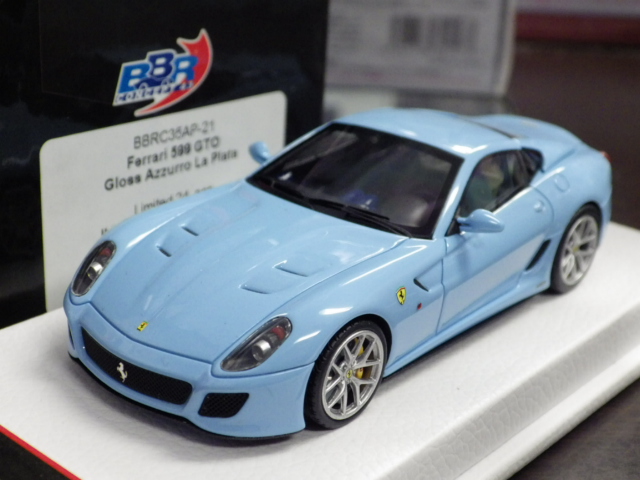 1/43 BBR ե顼 599 GTO Gloss Azzurro La Plata 24pcs