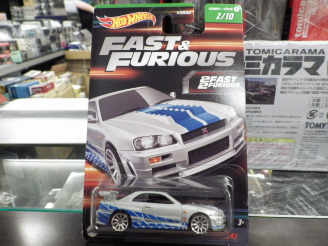 Hotwheels ޥŵ Fast & Furious 磻ɥԡ ˥å 饤GT-R BNR34