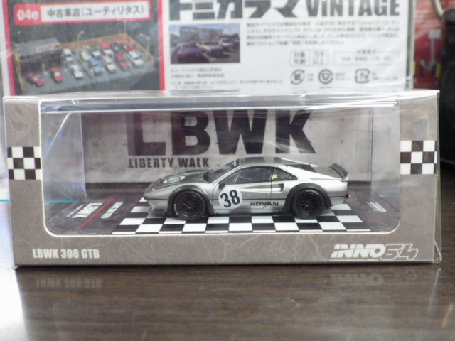 1/64 INNO LB-WORKS 308 GTB 【グレー】 1/64 INNO LB-WORKS 308 GTB 【グレー】