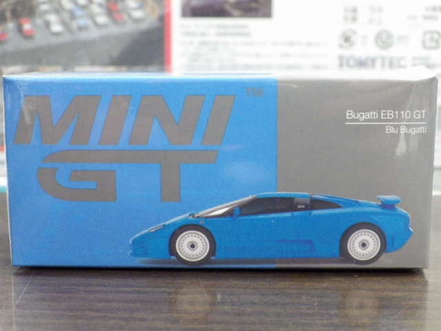 1/64 MINIGT 644 ブガッティ EB110 GT ブルーブガッティ 左ハンドル仕様 1/64 MINIGT 644 ブガッティ EB110 GT ブルーブガッティ 左ハンドル仕様
