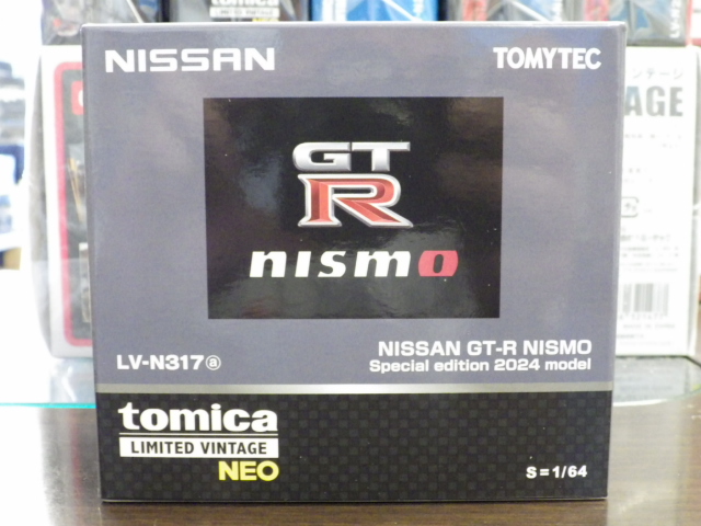 1/64 トミカリミテッドヴィンテージNEO LV-N317a 日産 スカイライン GT‐R NISMO Special edition 2024 model 【グレー】 1/64 トミカリミテッドヴィンテージNEO LV-N317a 日産 スカイライン GT‐R NISMO Special edition 2024 model 【グレー】