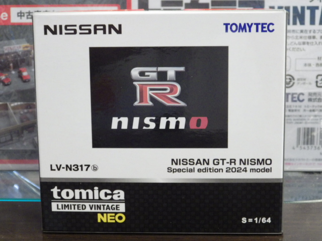1/64 トミカリミテッドヴィンテージNEO LV-N317b 日産 スカイライン GT‐R NISMO Special edition 2024 model 【白】 1/64 トミカリミテッドヴィンテージNEO LV-N317b 日産 スカイライン GT‐R NISMO Special edition 2024 model 【白】