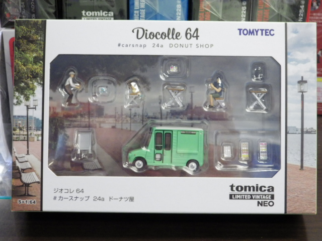 1/64 トミカリミテッドヴィンテージNEO ジオコレ64 #カースナップ 24a ドーナツ屋 【ダイハツ ミラ ウォークスルーバン付き】 1/64 トミカリミテッドヴィンテージNEO ジオコレ64 #カースナップ 24a ドーナツ屋 【ダイハツ ミラ ウォークスルーバン付き】