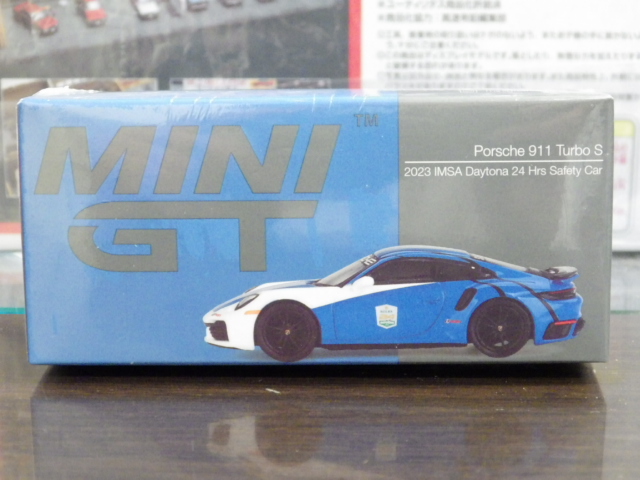 1/64 MINI GT 735 ポルシェ 911 ターボ S IMSAデイトナ24時間 セーフティーカー 2023 左ハンドル仕様 1/64 MINI GT 735 ポルシェ 911 ターボ S IMSAデイトナ24時間 セーフティーカー 2023 左ハンドル仕様