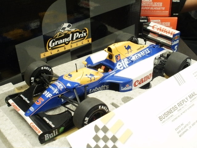 【絶版】EXOTO エグゾト　Williams-Renault FW14B #5