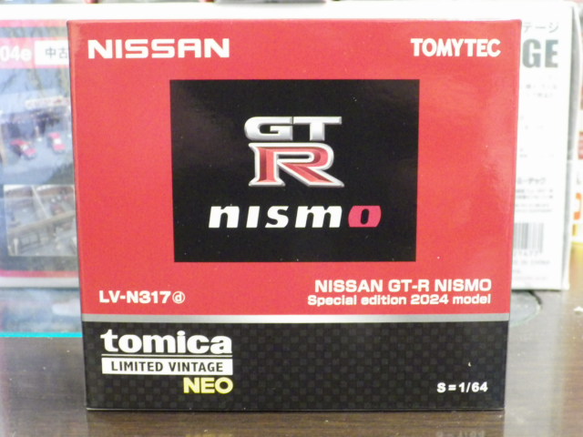 1/64 トミカリミテッドヴィンテージNEO LV-N317d 日産 GT-R NISMO Special edition 2024 model 【赤】 1/64 トミカリミテッドヴィンテージNEO LV-N317d 日産 GT-R NISMO Special edition 2024 model 【赤】