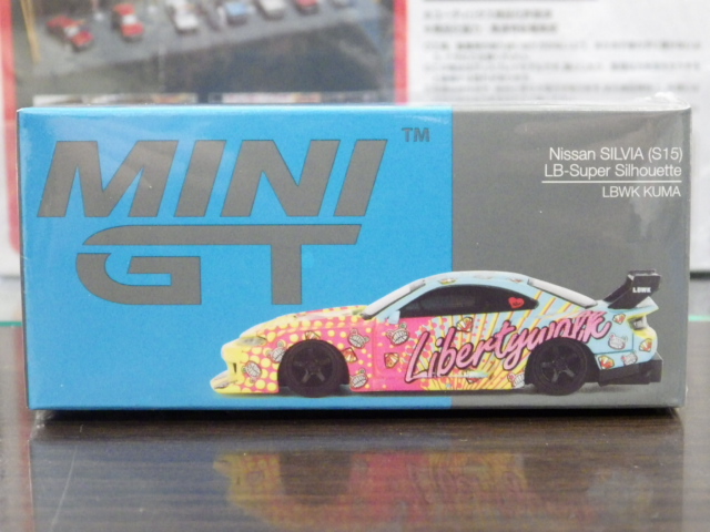 1/64 MINI GT 743 LB-Super Silhouette シルビア S15 KUMA 右ハンドル仕様 1/64 MINI GT 743 LB-Super Silhouette シルビア S15 KUMA 右ハンドル仕様