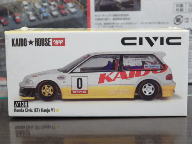 1/64 MINI GT KHMG139 シビック EF Kanjo V1 #0 左ハンドル仕様 1/64 MINI GT KHMG139 シビック EF Kanjo V1 #0 左ハンドル仕様