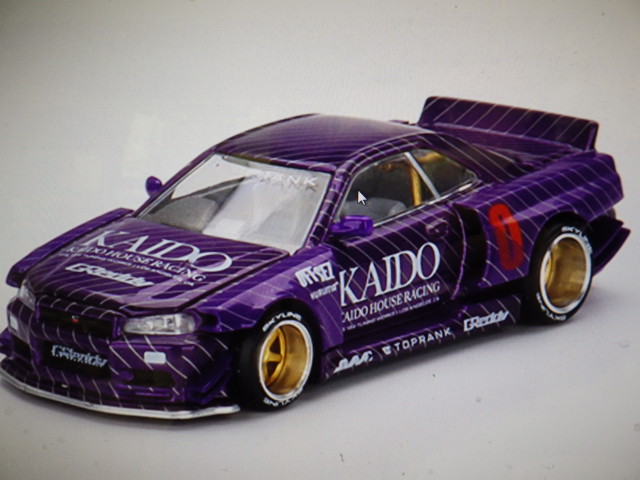 1/64 MINI GT KHMG048 日産 スカイライン GT-R R34 Kaido Works V1右ハンドル仕様 1/64 MINI GT KHMG048 日産 スカイライン GT-R R34 Kaido Works V1右ハンドル仕様