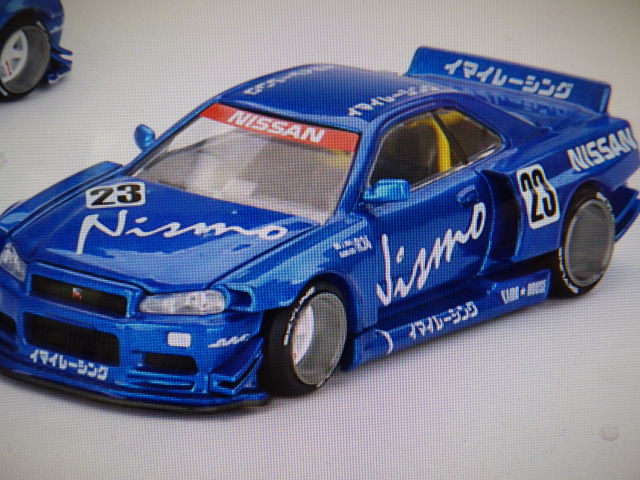 1/64 MINI GT KHMG055 日産スカイライン GT-R R34 Kaido Works V3 右ハンドル仕様 1/64 MINI GT KHMG055 日産スカイライン GT-R R34 Kaido Works V3 右ハンドル仕様