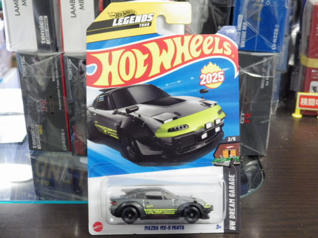 Hotwheels マツダ MX-5 MIATA【ガンメタ】 Hotwheels マツダ MX-5 MIATA【ガンメタ】