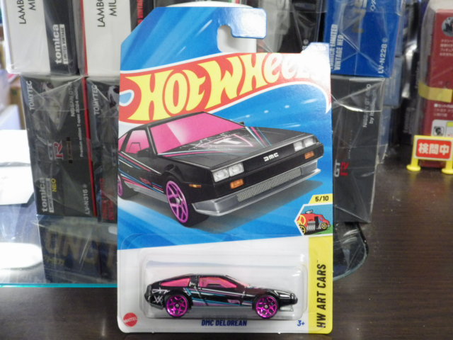 Hotwheels DMC デロリアン【ブラック】 Hotwheels DMC デロリアン【ブラック】