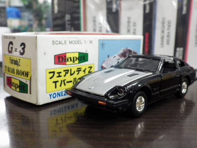 1/40 ダイヤペット G-3 ニッサン フェアレディZ Tバールーフ【黒×シルバー】 1/40 ダイヤペット G-3 ニッサン フェアレディZ Tバールーフ【黒×シルバー】