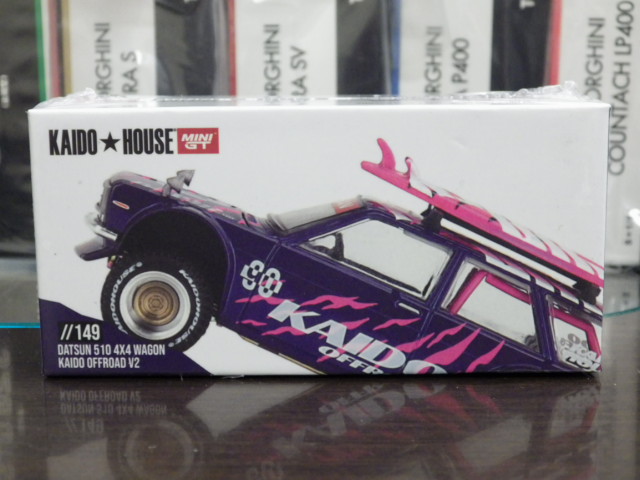 1/64 MINI GT KHMG149 ダットサン 510 ワゴン 4x4 Kaido Offroad V2【右ハンドル仕様】 1/64 MINI GT KHMG149 ダットサン 510 ワゴン 4x4 Kaido Offroad V2【右ハンドル仕様】