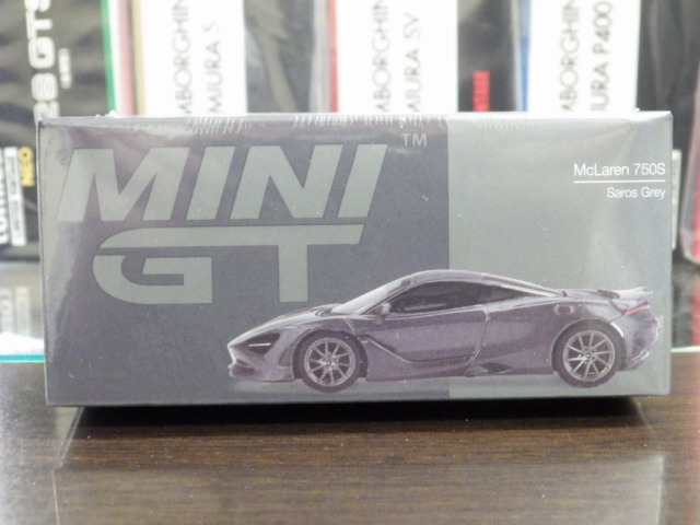 1/64 MINI GT 815 マクラーレン 750S サロスグレー【左ハンドル仕様】 1/64 MINI GT 815 マクラーレン 750S サロスグレー【左ハンドル仕様】