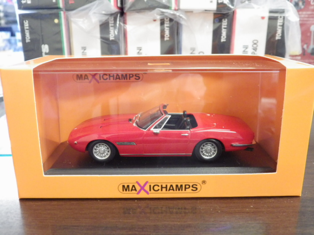 1/43 マキシチャンプス マセラティ ギブリ スパイダー 1969【レッド】