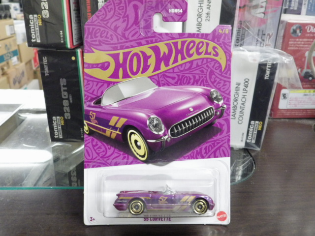 Hotwheels 57周年 '55 コルベット 【パープル】