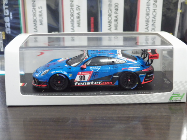 1/43 スパーク ポルシェ 911 GT3 CUP SP7クラス ニュル24時間 優勝 2021 #80