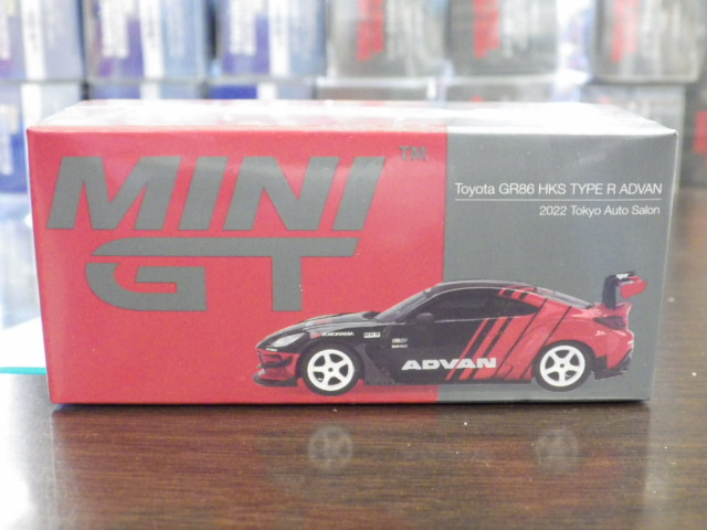 1/64 MINI GT 956 ȥ西 GT86 HKS TYPE R ADVAN 2022 Tokyo Auto Salon