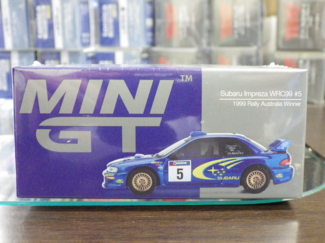 1/64 MINI GT 986 ȥꥢ Х ץå WRC99 ꡼ȥꥢ 1999 ͥ #5 ϥɥ