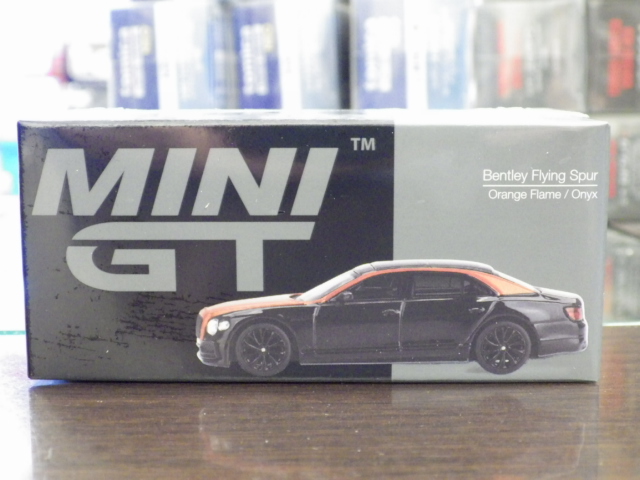 1/64 MINI GT 991 ベントレー フライングスパー Neptune Orange Flame Onyx右ハンドル仕様 1/64 MINI GT 991 ベントレー フライングスパー Neptune Orange Flame Onyx右ハンドル仕様