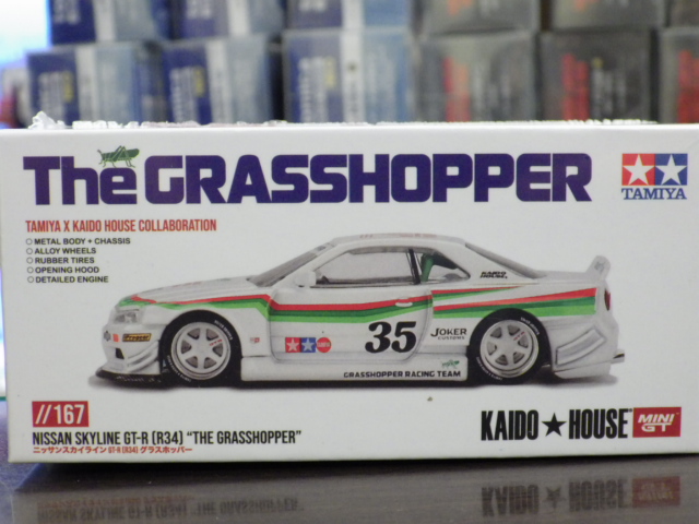 1/64 MINI GT KHMG167 饤 GT-R R34 ߥ x KAIDO HOUSE 饹ۥåѡV1 ϥɥ