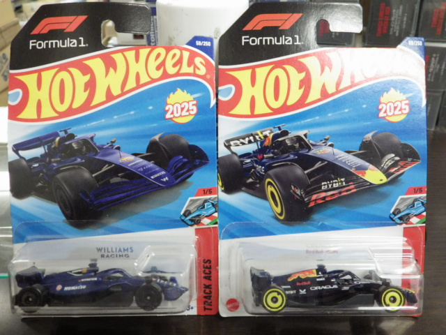Hotwheels ORACLE RED BULL RACINGWILLIAMS RACING F-1 2楻å