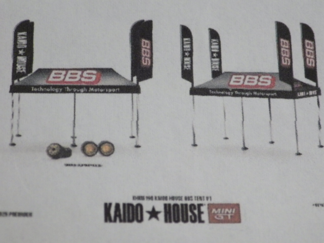 1/64 MINI GT KHMG199 KAIDO HOUSE BBS ¥Æ¥ó¥È V1 1/64 MINI GT KHMG199 KAIDO HOUSE BBS ¥Æ¥ó¥È V1