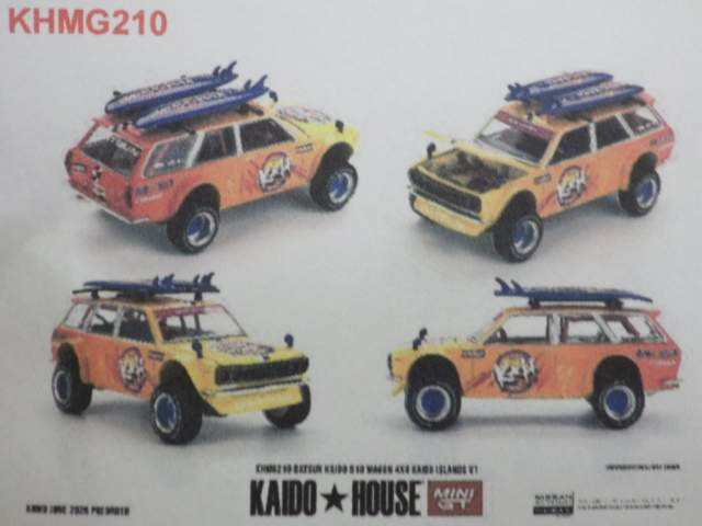1/64 MINI GT KHMG210 åȥ 510 若 4x4 Kaido ISLANDS V1 ϥɥ
