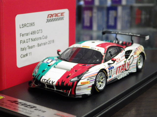 1/43 åޡ ե顼 488 GT3 FIA GT Nations Cup С졼2018 #11