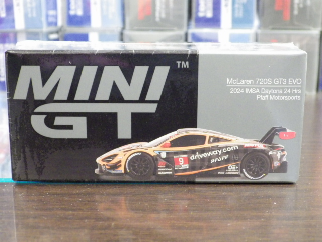 1/64 MINI GT 984 ޥ顼 720S GT3 EVO IMSA ǥȥ24 2024 #9Pfaff Motorsports ϥɥ