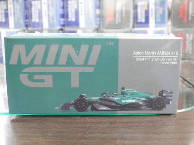 ��1/64 MINI GT 1001 �����ȥ�ޡ����� AMR24 F1 2024  �С��졼��GP Lance Stroll #18