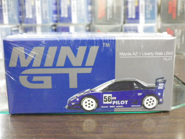 ��1/64 MINI GT 1047 �ޥĥ� AZ-1 ��Хƥ����������� LB40 PILOT ���ϥ�ɥ����