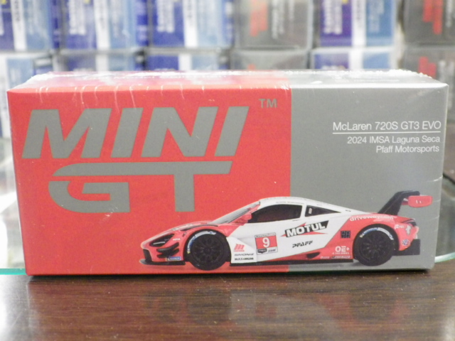 ��1/64 MINI GT 993 �ޥ��顼��� 720S GT3 EVO IMSA�饰�ʥ��� 2024 Pfaff �⡼�������ݡ��� ���ϥ�ɥ����