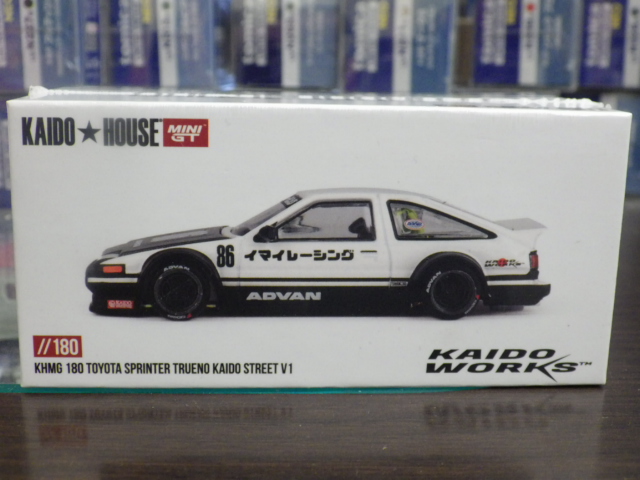 1/64 MINI GT KHMG180 �ȥ西 AE86 ���ץ�󥿡��ȥ�� Kaido Street V1 ���ϥ�ɥ����