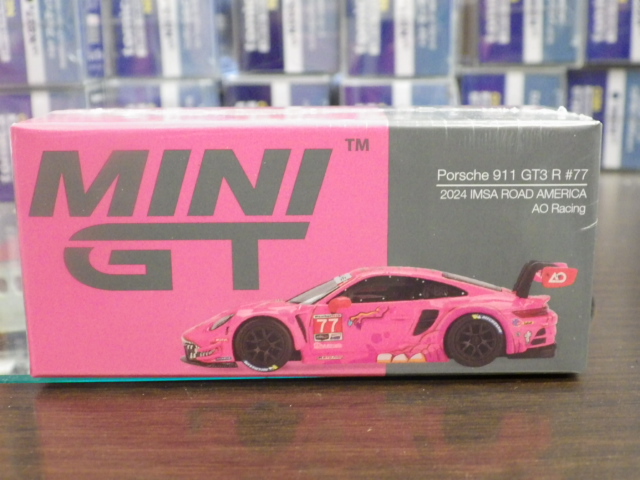 1/64 MINI GT 1052 �ݥ륷�� 911 GT3 R IMSA �����ɥ���ꥫ 2024 #77 AO Racing ���ϥ�ɥ����
