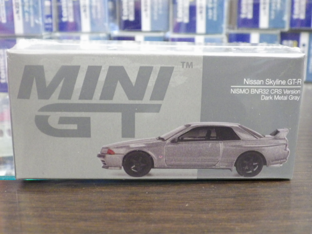 1/64 MINI GT 1024 ���� �������饤�� GT-R NISMO BNR32 CRS Version �������᥿�륰�졼 ���ϥ�ɥ����