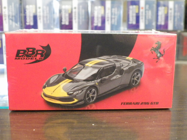 1/64 BBR �ե��顼�� 296 GTB Assetto Fiorano Grigio Scuro