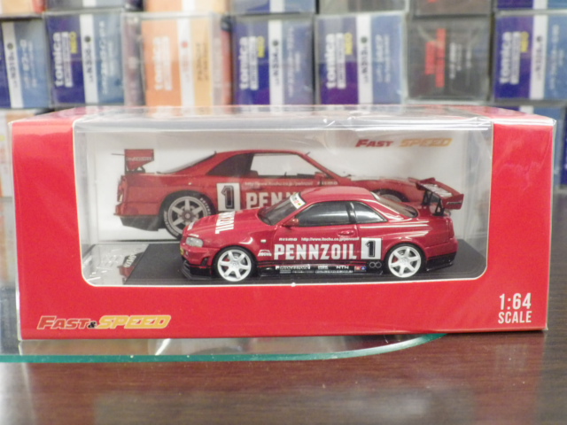 1/64 FAST&SPEED ���� �������饤�� GT-R(R34) �˥��� Z-Tune #1�ڥڥ󥺥����� ��åɡ�