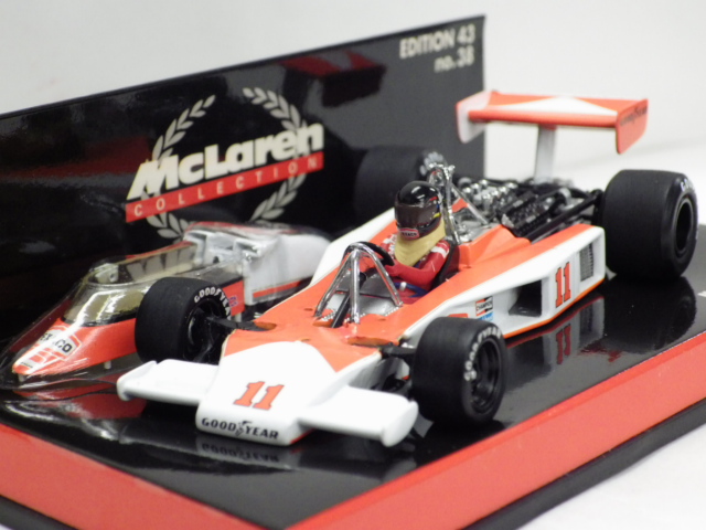 1/43 ミニチャンプス　マクラーレン フォード　M23 J.ハント　ワールドチャンピオン1976