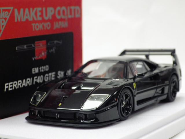 1/43 Make　ｕｐ　アイドロン　フェラーリ　F40 GTE　ストリート1995 【ブラック】